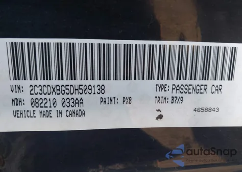 2013 Dodge Charger Se z USA, uszkodzony, nr VIN 2C3CDXBG5DH509138
